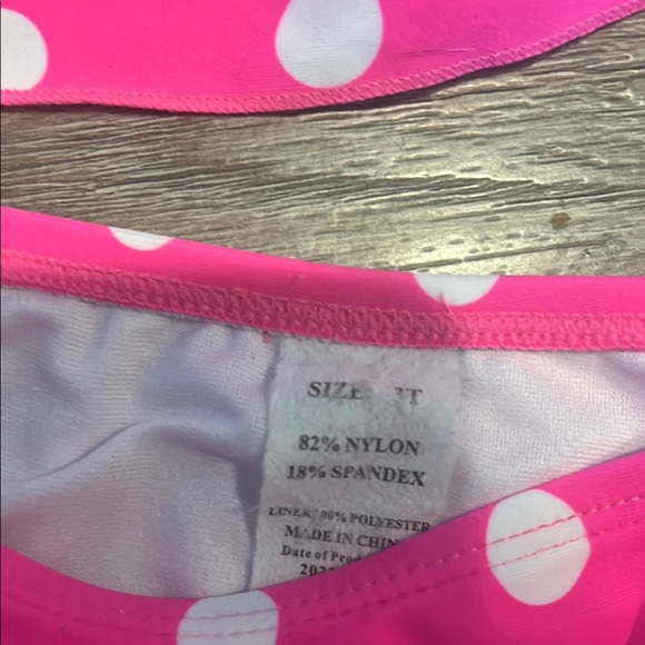 Striped and Polka Dot‎ Girls Bikini Swimwear Set 3T-4T - Picture 2 of 3